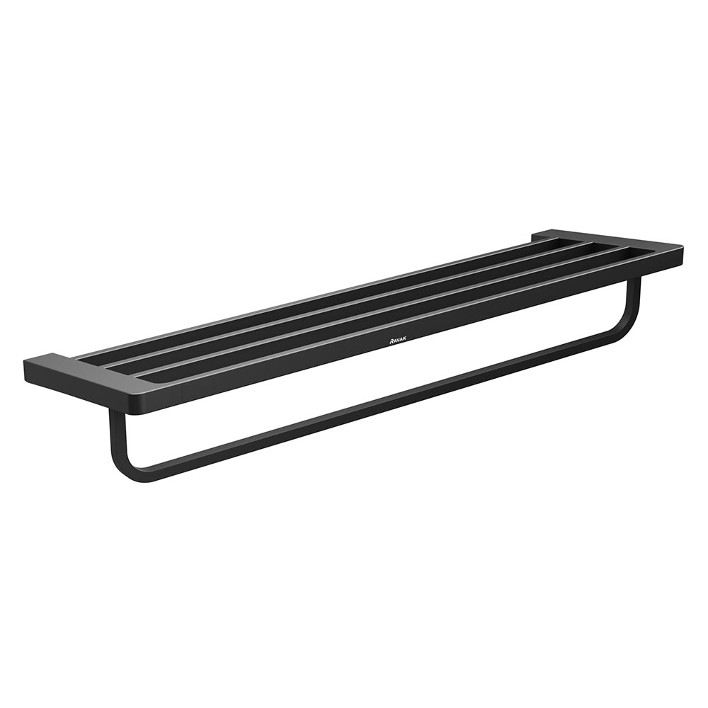 Ravak Håndkleholder Snurra 10 Degrees Svart Matt 45 cm
